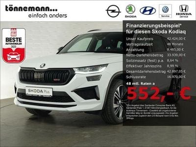Weiss Gebraucht 2022 Skoda Kodiaq RS SUV | 42.424 € (Etwas zu teuer)