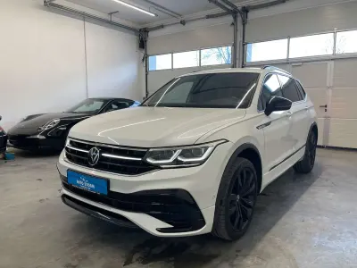 Gebraucht VW Tiguan Allspace R-line 200 PS (147 kW) 2023 Oryxweiß perlmutteffekt SUV