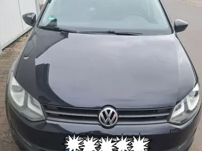 Gebraucht VW Polo Team 69 PS (50 kW) 2010 Schwarz Kleinwagen