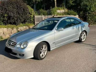 Gebraucht Mercedes CLK350 Elegance 272 PS (200 kW) 2007 Silber Coupé