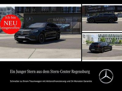 Gebraucht Mercedes EQC400 AMG 300 kW (408 PS) 2023 Metalliclack obsidianschwarz SUV