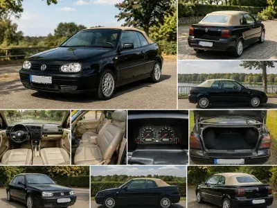 Gebraucht VW Golf 116 PS (85 kW) 2002 Schwarz Cabrio