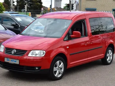 Gebraucht VW Caddy Maxi Life Life 102 PS (75 kW) 2009 Rot Van / Kleinbus