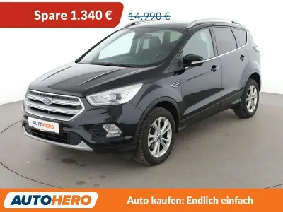 Gebraucht Ford Kuga Titanium 150 PS (110 kW) 2019 Schwarz SUV