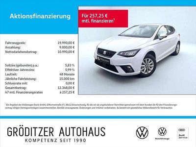 Neu Seat Ibiza Style 95 PS (69 kW) 2025 Weiß Limousine