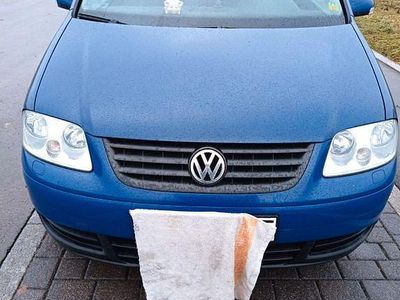 Gebraucht VW Touran Basis 105 PS (77 kW) 2004 Blau Van / Kleinbus