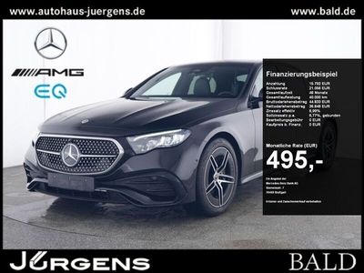 Metalliclack obsidianschwarz Gebraucht 2023 Mercedes E220 AMG Limousine | 54.880 € (Etwas zu teuer)