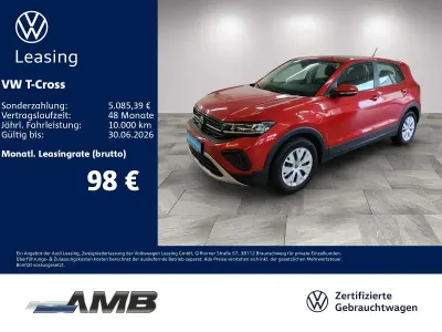 Usata VW T-Cross 95 CV (69 kW) 2025 Rosso SUV