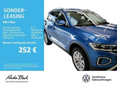 Usado VW T-Roc Pro 150 HP (110 kW) 2024 Azul SUV