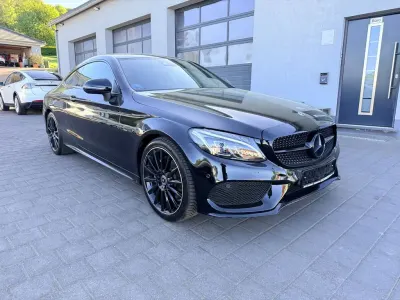 Brugt Mercedes C180 AMG line 156 HK (114 kW) 2018 Sort Coupe