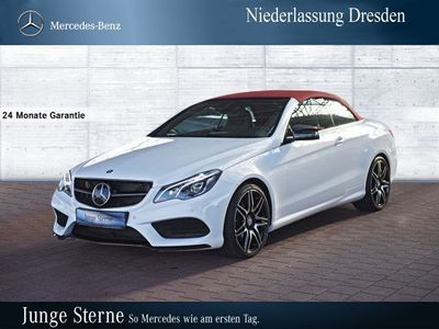 gebraucht Mercedes E400 Cabrio Weiss/Rot,AMG,Distro,Keyl,Memo