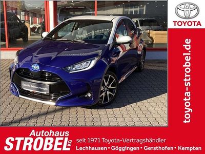 Nachtblau mica metallic, dach Gebraucht 2021 Toyota Yaris Hybrid Style Kleinwagen | 19.290 € (Fairer Preis)