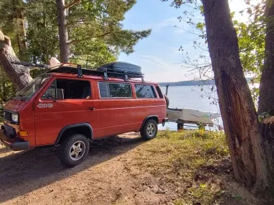 Gebraucht VW T3 75 PS (55 kW) 1990 Rot Van