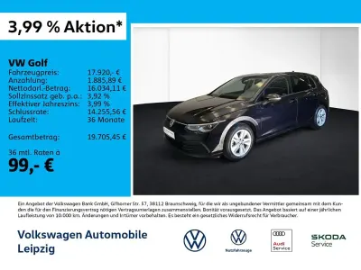 Brugt VW Golf VIII Life 131 HK (96 kW) 2023 Sort Sedan