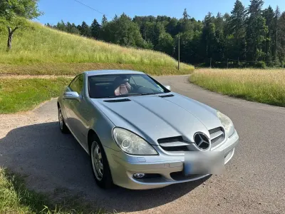 Gebraucht Mercedes SLK200 163 PS (119 kW) 2004 Silber Cabrio