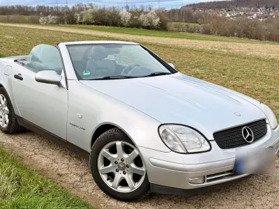 Brugt Mercedes SLK230 193 HK (141 kW) 2000 Sølv Cabriolet