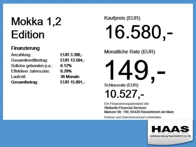 Gebraucht Opel Mokka Edition 131 PS (96 kW) 2023 Voltaik blau (metallic) SUV