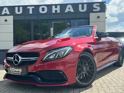 Second-hand Mercedes C63 AMG AMG 476 CP (350 kW) 2017 Roșu Cabrio