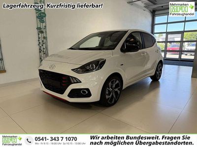 Neu Hyundai i10 N Line 90 PS (66 kW) 2025 Atlas white Kleinwagen