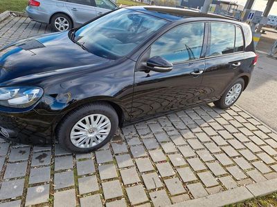 Gebraucht VW Golf VI Comfortline 122 PS (89 kW) 2010 Schwarz Kleinwagen
