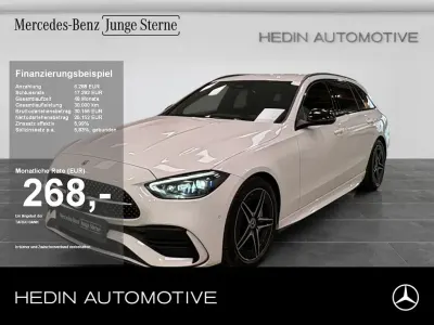 Gebraucht Mercedes C200 AMG 204 PS (150 kW) 2022 Weiß polarweiß Limousine