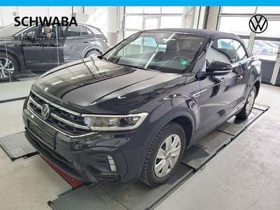 Gebraucht VW T-Roc Cabriolet R-line 150 PS (110 kW) 2022 Schwarz Cabrio