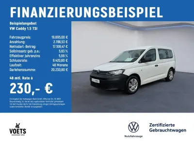 Gebraucht VW Caddy Basis 114 PS (83 kW) 2022 Weiß Van / Kleinbus