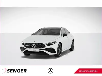Brugt Mercedes A200 AMG 163 HK (119 kW) 2024 Hvid Sedan