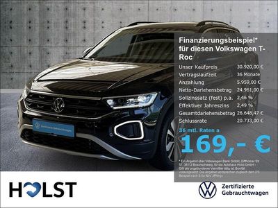 Gebraucht VW T-Roc Goal 150 PS (110 kW) 2025 Deep black perleffekt SUV