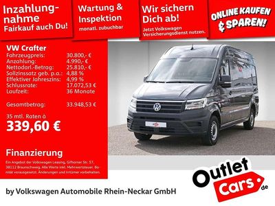 Gebraucht VW Crafter 140 PS (102 kW) 2021 Indiumgrau metallic Van