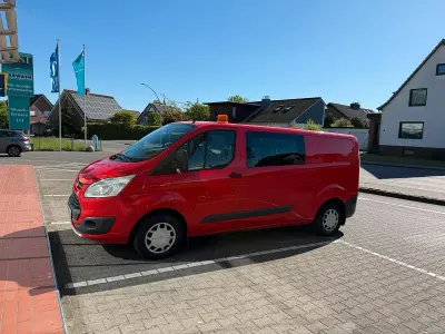 Gebraucht Ford Transit Custom 125 PS (91 kW) 2016 Rot Van / Kleinbus