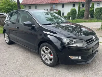 Gebraucht VW Polo Trendline 60 PS (44 kW) 2010 Schwarz Kleinwagen