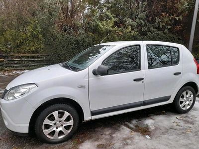Gebraucht Dacia Sandero 2009 Weiß Kleinwagen