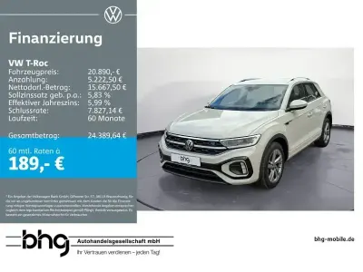 Gebraucht VW T-Roc R-line 110 PS (80 kW) 2024 Grau SUV