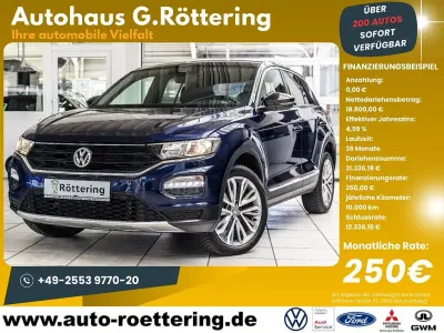 Käytetty VW T-Roc United 150 HP (110 kW) 2021 Sininen Katumaasturi