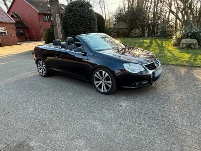 Usata VW Eos 150 CV (110 kW) 2006 Nero Cabrio