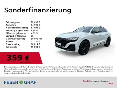 Gebraucht Audi Q8 S-Line 286 PS (210 kW) 2025 Gletscherweiß SUV