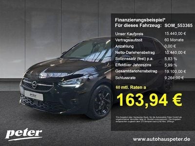 Gebraucht Opel Corsa GS Line 101 PS (74 kW) 2022 Schwarz Kleinwagen