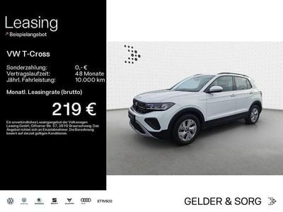 Gebraucht VW T-Cross IQ Drive 95 PS (69 kW) 2024 Weiß SUV