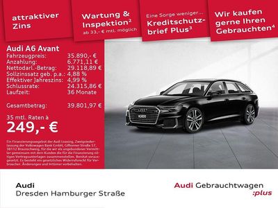 Gebraucht Audi A6 Design 265 PS (194 kW) 2022 0e mythosschwarz metallic Kombi