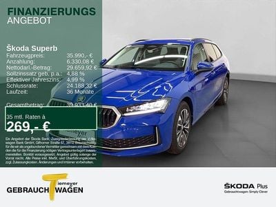 Gebraucht Skoda Superb Selection 204 PS (150 kW) 2024 Blau Kombi
