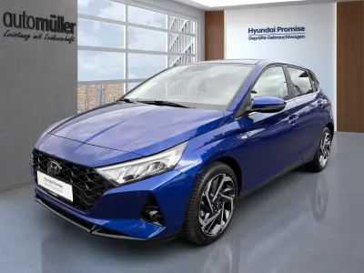 Gebraucht Hyundai i20 Prime 120 PS (88 kW) 2022 Intense blue / mic Kleinwagen
