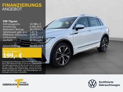 Gebraucht VW Tiguan R-line 200 PS (147 kW) 2023 Weiß SUV