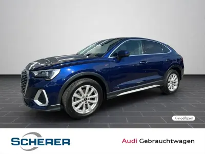 Gebraucht Audi Q3 Sportback Ambiente 150 PS (110 kW) 2022 Navarrablau metallic (metallic) SUV