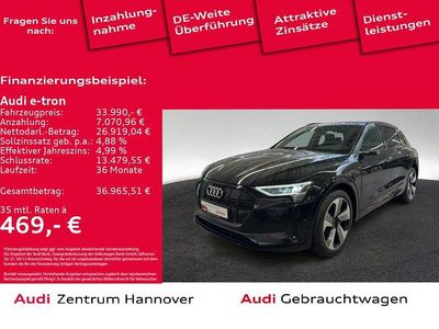 Gebraucht Audi e-tron Advanced Plus 300 kW (408 PS) 2023 Mythosschwarz metallic SUV