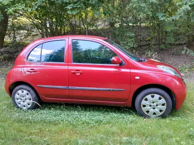 Gebraucht Nissan Micra 2005 Rot Kleinwagen