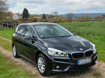 Usata BMW 218 Gran Tourer 150 CV (110 kW) 2016 Nero Monovolume