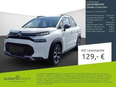Brugt Citroën C3 Aircross Shine 110 HK (80 kW) 2024 Hvid SUV