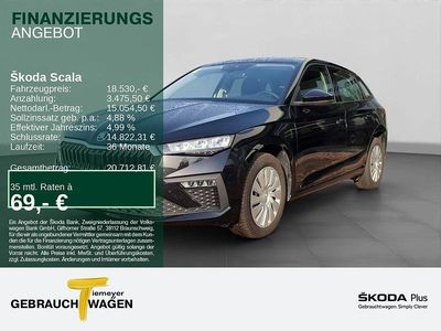 Gebraucht Skoda Scala Essence 116 PS (85 kW) 2025 Schwarz Kleinwagen