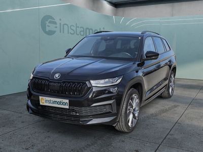 Schwarz Gebraucht 2022 Skoda Kodiaq SportLine SUV | 33.530 € (Etwas zu teuer)